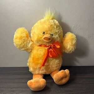 Build A Bear Yellow Duck Chick 18” Plush Stuffed Animal Duckie Easter